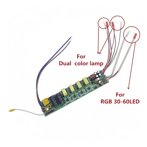Pilote LED 2.4G et télécommande pour lustre RGB bicolore DIY - 3
