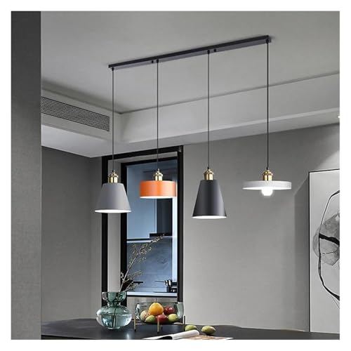 Chambre à coucher sans encombrement grâce au lustre suspendu minimaliste