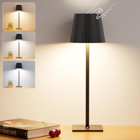 WOKWOYIO Lampe de bureau sans fil Cover