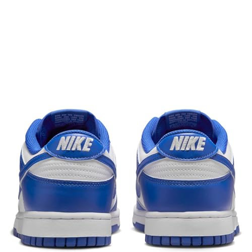 Nike Men's Dunk Low Retro, White/Hyper Royal, 11 Medium US