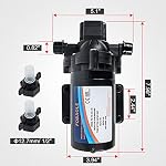 12V Fresh Water Pump Camper Water Pump With Pressure Switch 33-Series RV Water Pump Compatible with RVs and Campers 2088… - Image 2