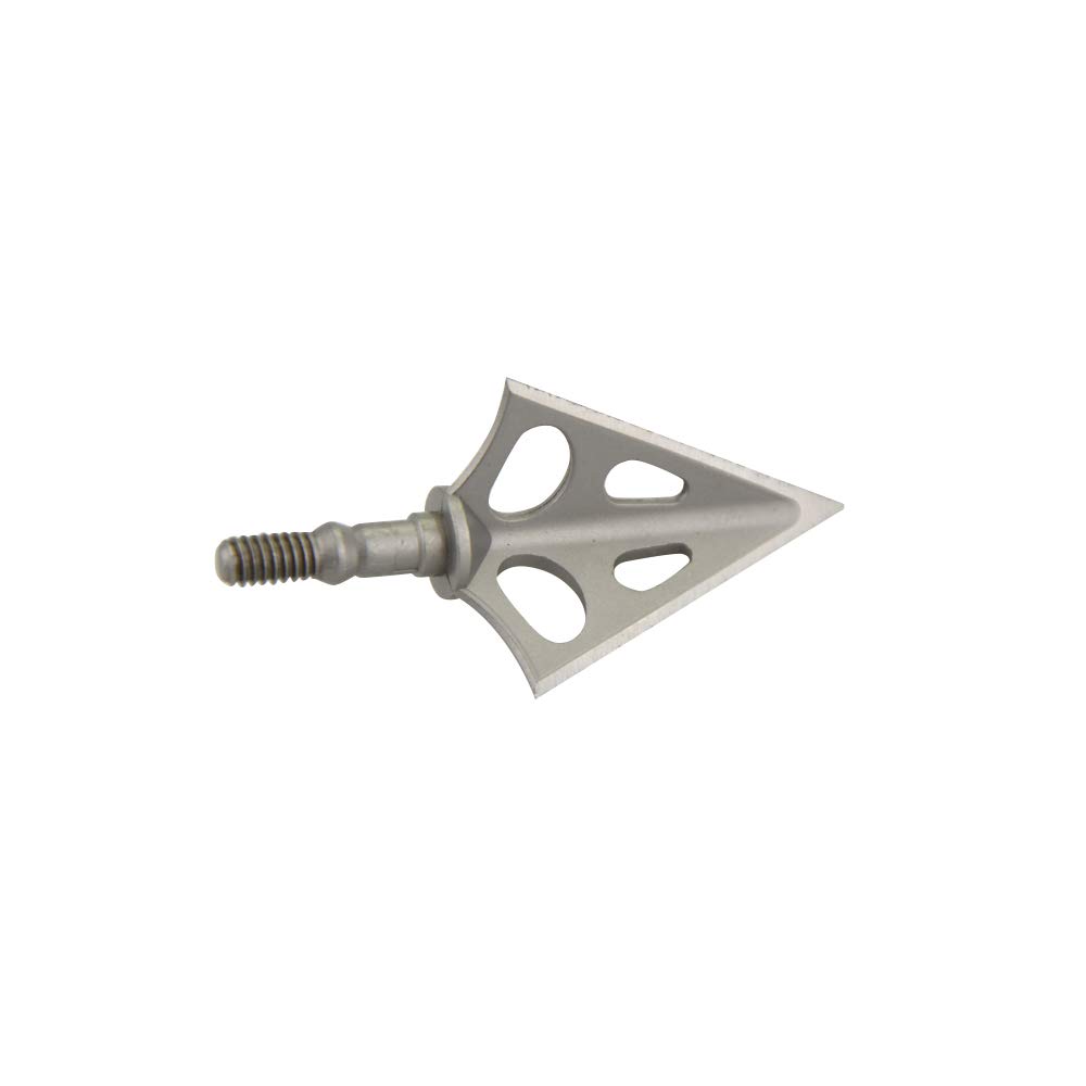 6 pièces 3 Lames Fixes Pointes de flèche 106 Grain Broadheads de tir à l'arc Chasse Arrow Heads Boulons pour arbalète et Arc à poulies