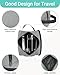 Elviros Travel Toiletry Bag for Men Hanging Dopp Kit Shaving Bag Toiletries Organizer Small Toiletry Bag for Traveling (Denim Grey)