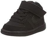 nike baby set junge  Nike Jungen Court Borough Mid (TD) Hausschuhe, Schwarz (Black/Black 001), 19.5 EU