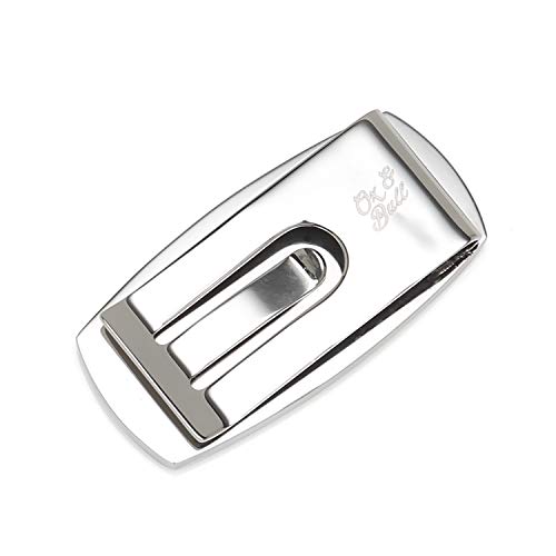 Ox and Bull Trading Company Stainless Steel Inlaid Black Carbon Fiber Money Clip2