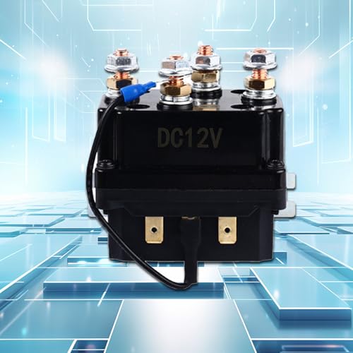 Contactor de cabrestante de 12V 250A con relés eléctricos y solenoide automotriz 5