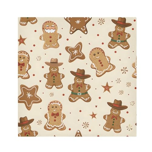 Servilletas de Tela Navidad Multicolor Pack x6 20x20 pulg miniatura 1