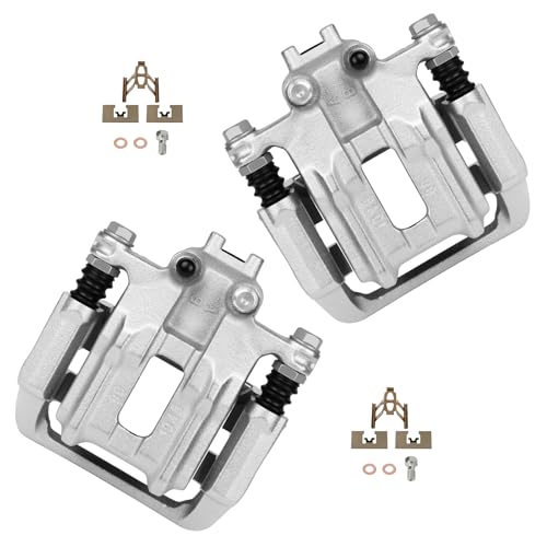 Image of cciyu 19B6886 19B6887 Rear Left & Right Brake Calipers With Bracket For Acura For RDX 2013-2018,For Honda For Crosstour 2012-2015,For Honda For CR-V 2007-2016 Driver & Passenger Side