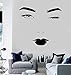 Produktbild Ajcwhml Beauty Gesicht Vinyl Wandaufkleber Salon Mode Frau Aufkleber Home Design Wandtattoos Neue Regale Tapeten Wandbilder