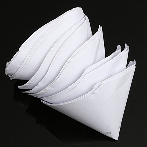 GOZAR 50 Stück Filtertrichter 190 Mesh – Nylon Kegelfilter, 13 Cm Öffnung, Für Farben & Flüssigkeiten