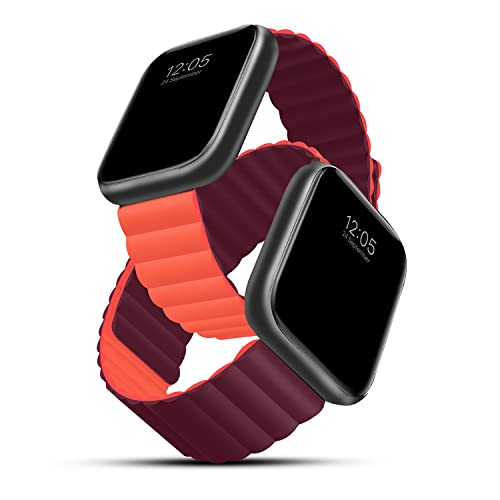Image of GRIPP Reverser Premium Silicone Magnetic Watch Strap for 40mm /41mm /42mm, Watch Series 11 /10 /9 /8 /7 /6 /5 /4 /3 /2 /1, SE 3 /2 /1, Slim, Lightweight, Adjustable (Watch Not Included)