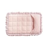 Compatible for Pet Lace Sleeping Mat, Universal Removable Washable Dog Sofa Bed Cat Mattress(Pink,85X50CM)
