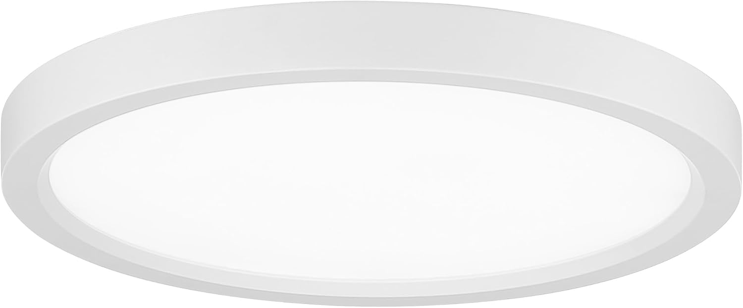 Minka Lavery 714-66A-L Vantage LED Flush Mount, 1-Light, 20 Total Watts, 13.75-in H x 3.63-in W, Coal Black