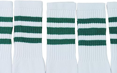 Image of ToBeInStyle Unisex Knee High Cotton Tube Athletic Thick Socks w /Stripe Top