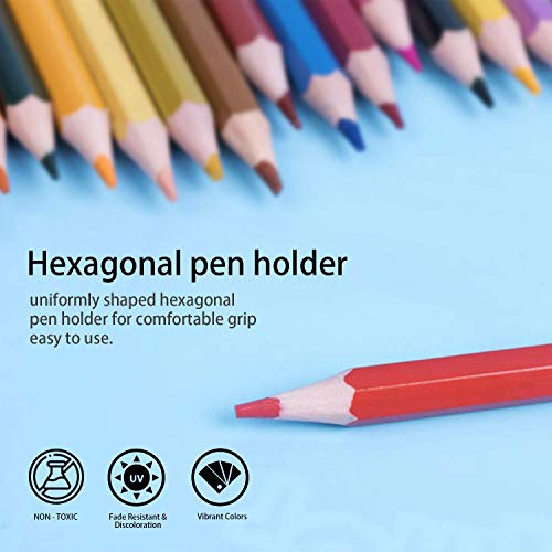 Riyanon Colored Pencils For Kids Of 36, Colored Pencils Travel Set, Kids Pencil Crayons With Portable Roll-Up Pouch Canvas Bag For Festival Gift, Color Pencils For Kids To Drawing And Doodling #TOP2