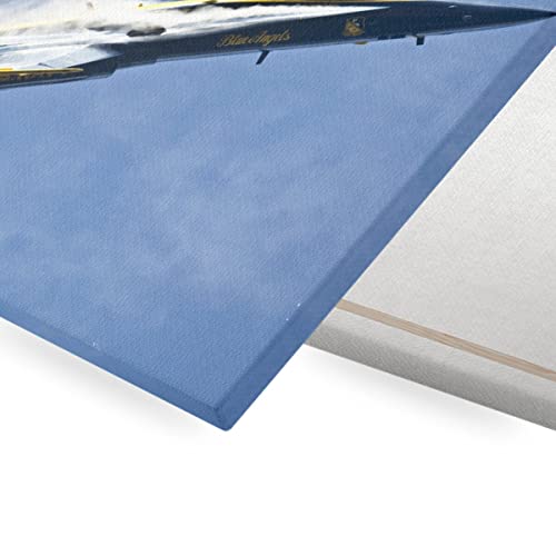 Toile US Navy Blue Angels tableau décoratif avion américain grand format 90x60 - 2
