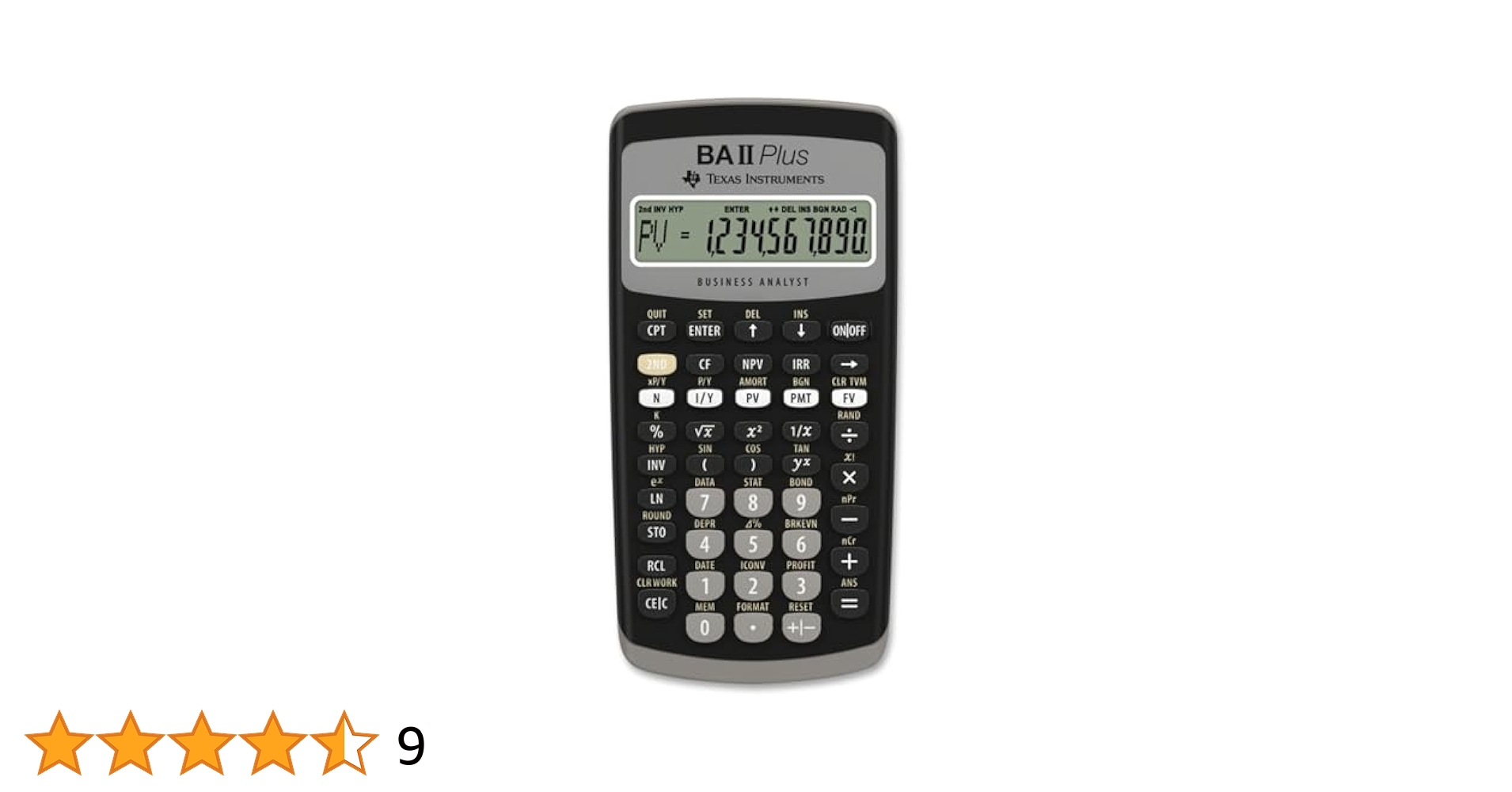 CFA Texas Instruments BA II Plus 関数電卓 Amazon | Texas Instruments BA-II-PLUS TI BA II Plus Calc