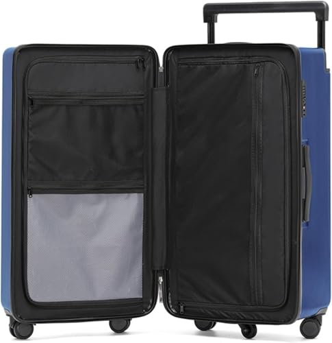 Travel Suitcase High Capacity Luggage Thickened Zipper Wide Trolley Carry On Wide Trolley Wear-resistant Durable(28inch)3