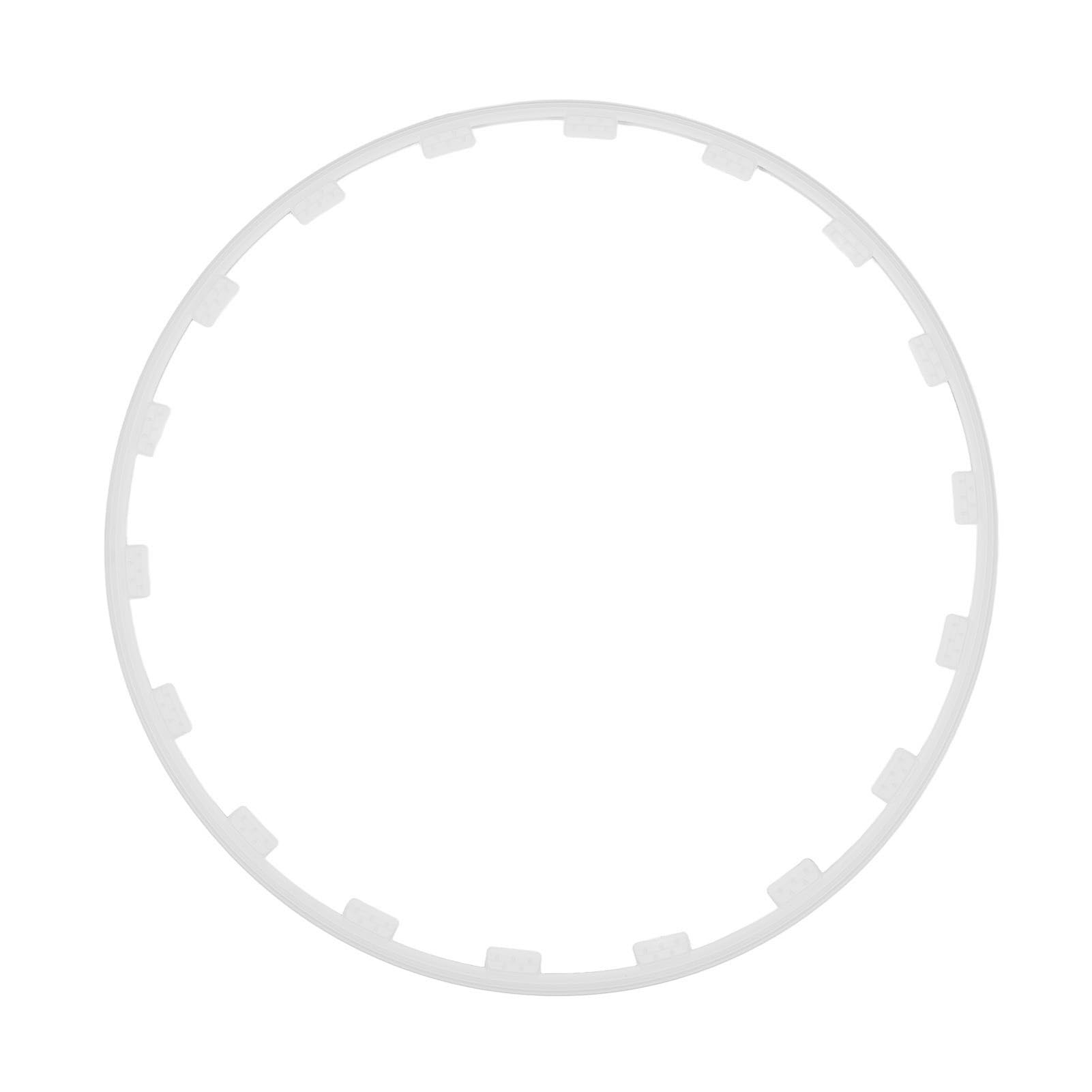 Felgenschutzring, Kratzfest, Universelle Passform, Ersatz für 18-Zoll- von 2017 Bis 2023, Nylon-Material, Stil und Schutz (White)