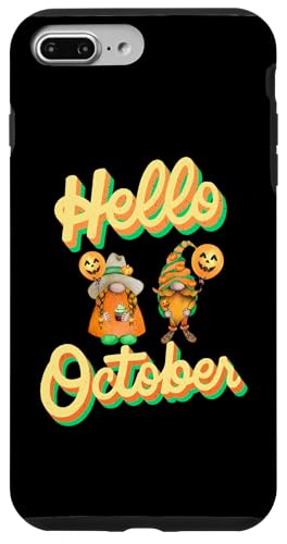 Hello October �m�[�� ���� �H �p���v�L�� �O���t�B�b�N �X�}�z�P�[�X iPhone 7 Plus/8 Plus �p