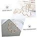 Uonlytech Rose Gold Bookmark Clips 20pcs Decorative Shape Paper Clips Memo Clamps for Office Supplies Cute and Stylish Design for Notebooks and Scrapbooking
