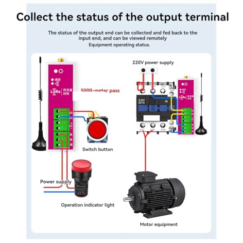 Module de commande d'interphon Lora commutateur bidirectionnel sans fil distance - 7