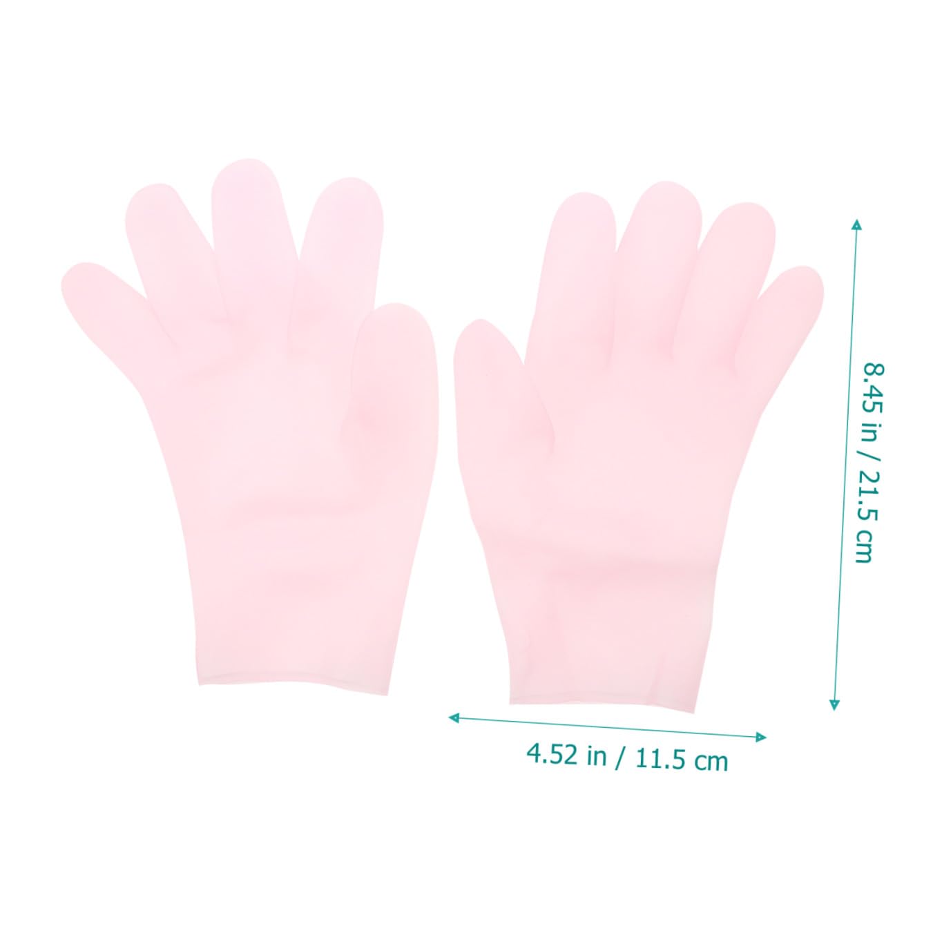 2 pares de guantes hidratantes para el cuidado de las manos, guantes de algodón, exfoliantes para mujer, guantes suavizantes, guantes de spa de gel rosa, sebs, cosméticos,