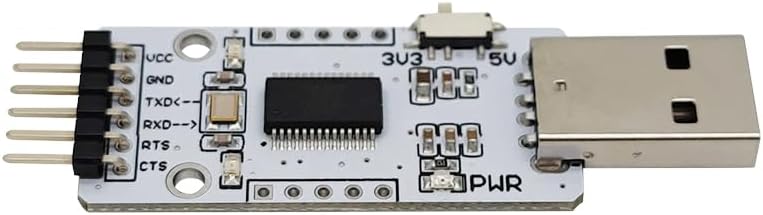 FT232RL USB A to TTL Serial Adapter Conversion Module USB to uart Serial Communication Module Brush Board 3.3/5V Level Output migrated Template (USB Type-A).