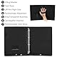 Chornotenmappe mit 30 Hüllen, A4 Chornotenmappe, Notenmappe mit Handschlaufe, piano music folder, PU-Ledereinband Notenmappe mit Seitenzahlen