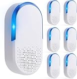 6 Pack 2026 Ultrasonic Repellent Indoor, Mouse Traps Insert Plug in, Pest Control Repellent Ant, Roach,Rodent, Mouse, Bugs, Mosquito, Spider, for Home, Office, Kitchen
