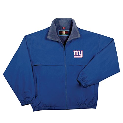 NFL New York Giants Triumph Fleece Lined Mid Weight Jacket, 2X, Navy