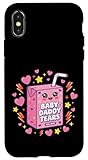 Installation facile Baby Daddy Tears Kawaii Boîte à jus Mignonne et Amusante Coque pour iPhone X/XS