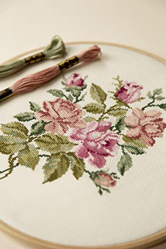 Toile Aida 14 count Charles Craft Ivory en polyester haute qualité