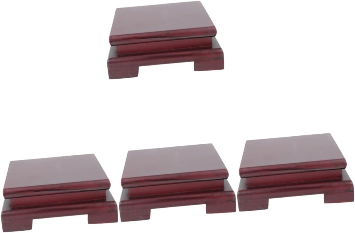 4pcs Flowerpot Stand Plant Stands for Home Sturdy Decorative Pedestal for Indoor Plant Display Home Ornament