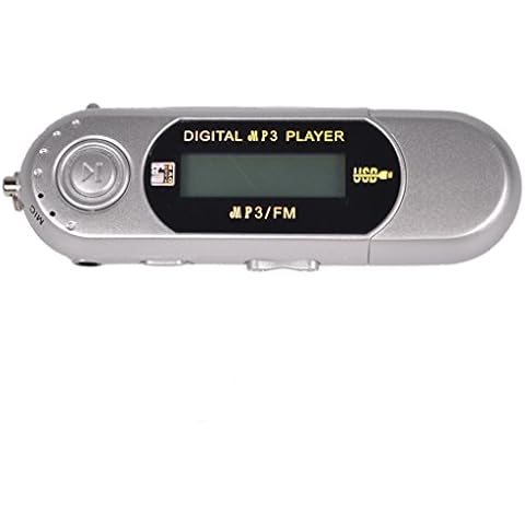 balikha Blue 4GB USB MP4 MP3 Music Video Player Recording FM Radio EBook - Sliver Cover