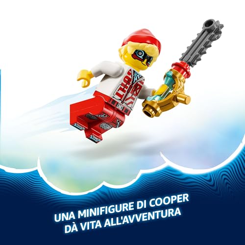DREAMZzz Jet-Controller di Cooper, Gioco di Ruolo Creativo 3 in 1 per Bambini e Bambine da 7 Anni Trasformabile in Aereo o Elicottero Giocattolo con Personaggio, Idea Regalo Fantasy 71489 - Lego - Immagine 4