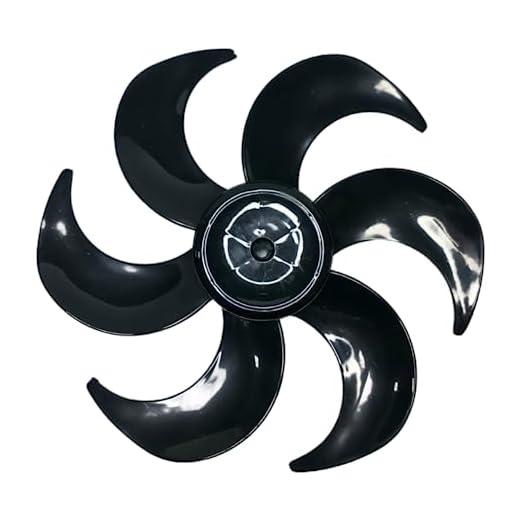 Hélice Para Ventilador Cadence Vrt New 560 30cm 6 Pás Preto