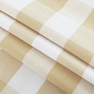 Buffalo Check Kitchen Tier Curtais 24 inches Long Plaid Gingham Rod Pocket Classic Cafe Curtains Country Farmhouse Kitchen Half Window Curtains 2 Panels Beige & White Buffalo Check Kitchen Tier Curtais 24 inches Long Plaid Gingham Rod Pocket Classic Cafe Curtains Country Farmhouse Kitchen Half Window Curtains 2 Panels Beige White