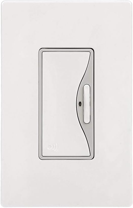 Eaton RF9500WS ASPIRE RF Battery Operated Switch/Dimmer, White Satin