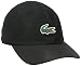Lacoste Men's Sport Polyester Cap with Green Croc Hat, Black, TU