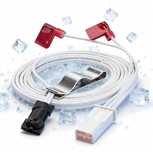 636658 RV Refrigerator Thermistor Assembly Compatible with Norcold Models 1200 1210 N1095, 636658 Thermistor with 633734 Mounting Clip for N300 N400 N41X N51X N61X N62X Models by DZBQ - Used condition - US$6.55