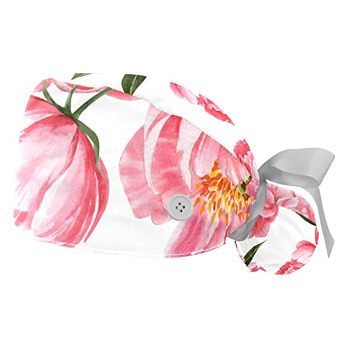 Chapeaux de travail pour hommes et femmes motifs fleuris