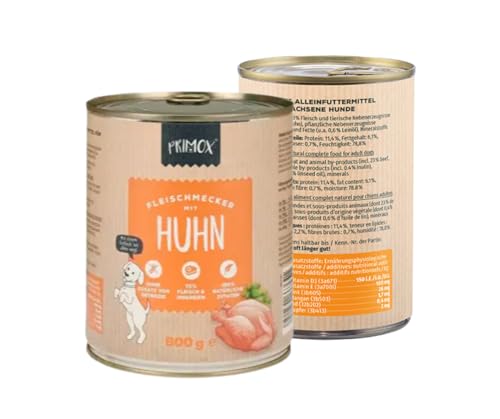 Primox | Huhn 2x6x800g | Sparpaket | Hundefutter