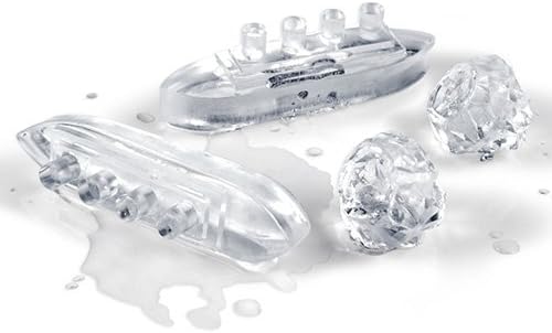 Fred Gin and Titanic Ice Cube Tray - Pop one of these ice cubes into your glass and watch them sink into your icy drink.
