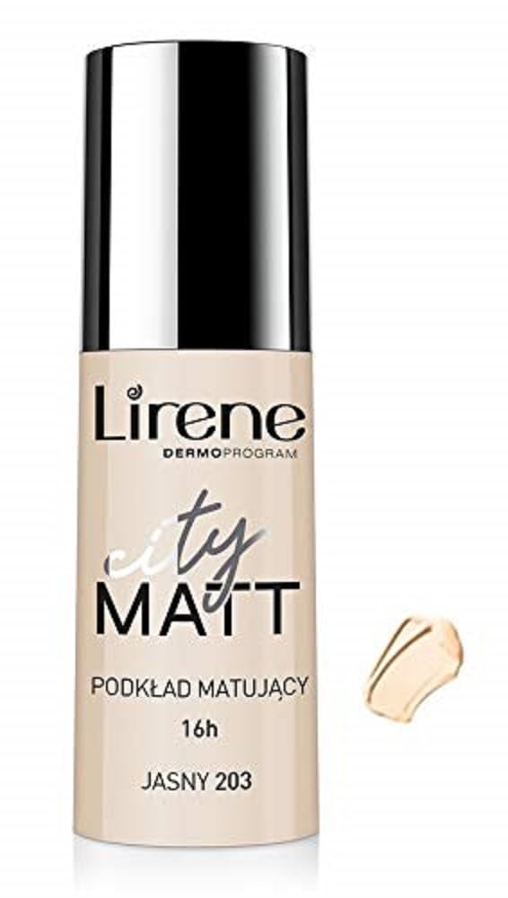 Lirene City Matt Smooth Light Fluid 203 30 ml, Nude Whisper, 30 ml (Pack of 1)