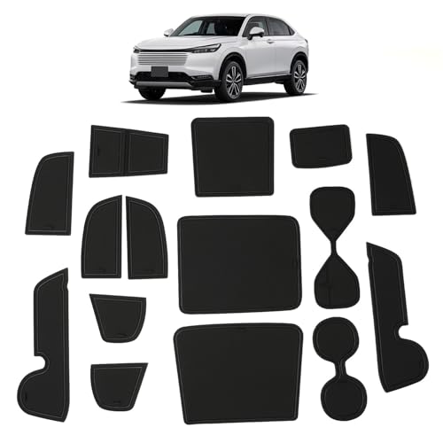 ruiya 【2024.4以後】 新型 ホンダ ヴェゼル rv 後期 マイナーチェンジモデル 専用 滑り止めマット ラバーマット ドアポケット インテリアラバーマット ホンダ ヴェゼル アクセサリーランキング 新型ヴェゼル アクセサリー キズ防止 ノンスリ