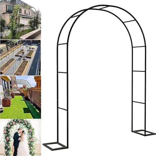 MNBVH Arc de Jardin en métal, Arc Rose pour Les Plantes grimpantes, tonnelle de Jardin Durable, Pergola de Treillis de Mariage résistant aux intempéries et sans Addition