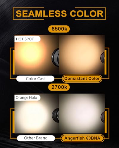 Image of IFOOTAGE LED Video Light 70W SL1 60BNA Bi-Color Photography Lighting,2700-6500K Continuous Output Lighting,Portable Video Lighting for Video Recording,Studio,App Control