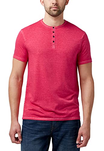 Buffalo David Bitton Men's Short Sleeve Kasum Henley