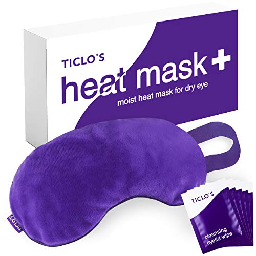 Ticlo's Weighted Heat Compress For Eyes - Microwavable Hot & Moist Dry Eye